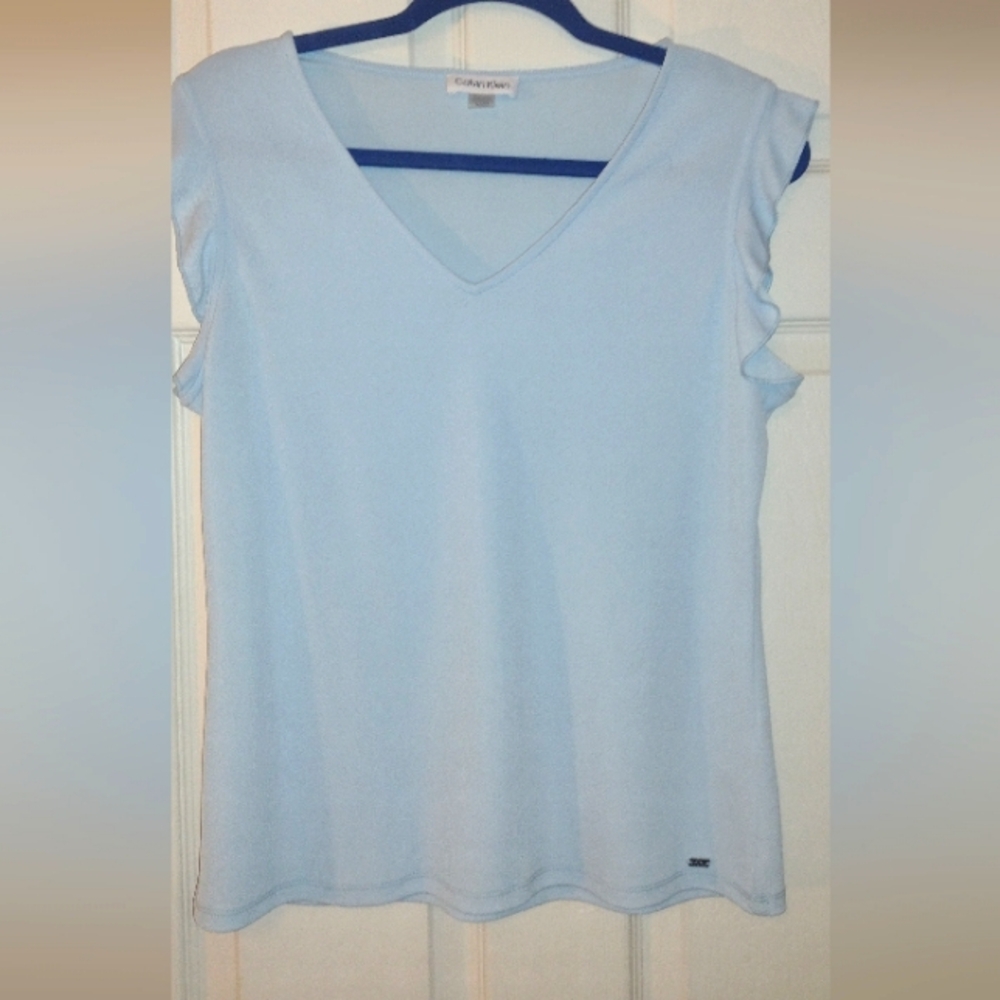 Baby blue Calvin Klein Blouse